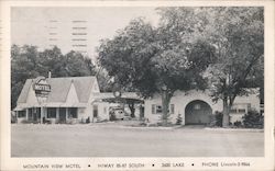 Mountain View Motel Postcard