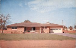 Western Style Texas Home - Located at 4500 Gem Lake Road Postcard