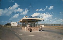 Entrance to Amarillo Air Force Base Texas Postcard Postcard Postcard