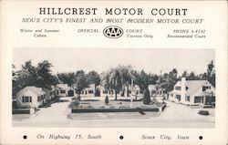 Hillcrest Motor Court Postcard