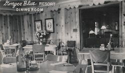 Ginger Blue Resort Dining Room Postcard