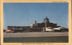 Wold-Chamberlain Field, Minneapolis, Minn. Minnesota Postcard Postcard Postcard
