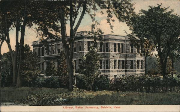 Baker University Library Baldwin Kansas