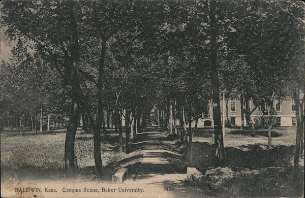 Campus Scene, Baker University Baldwin Kansas
