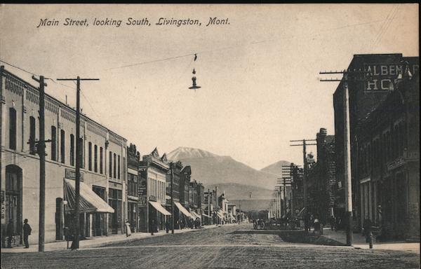 Main Street Looking South LIvingston Montana