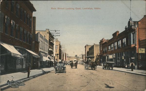 Main Street Looking East, Lewiston, Idaho