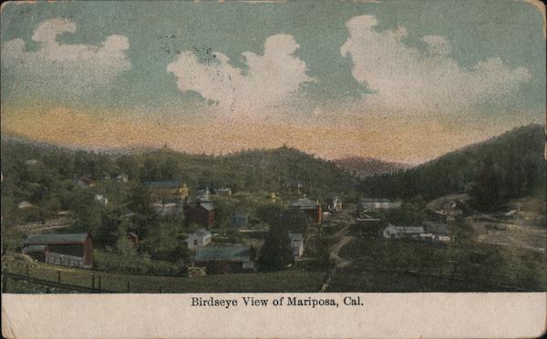 Birdseye View Mariposa California
