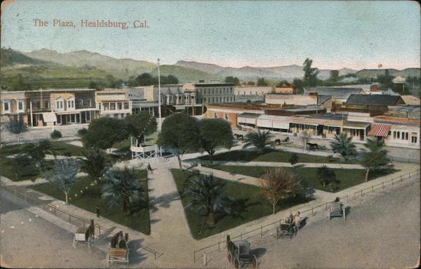 The Plaza Healdsburg California