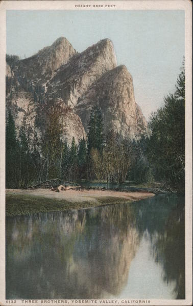 Three Brothers, Yosemite Valley, California