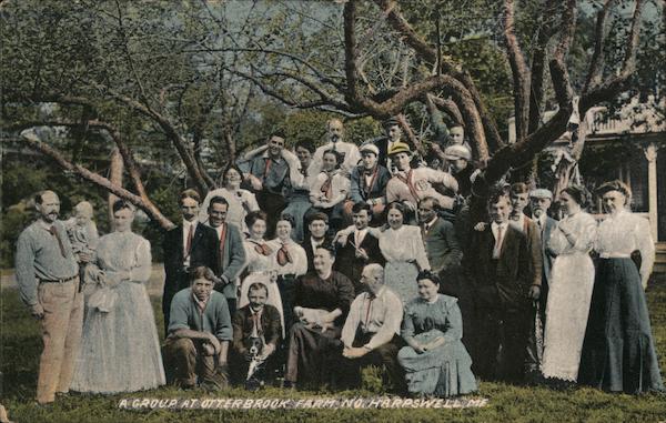 A Group at Otterbrook Farm Harpswell Maine