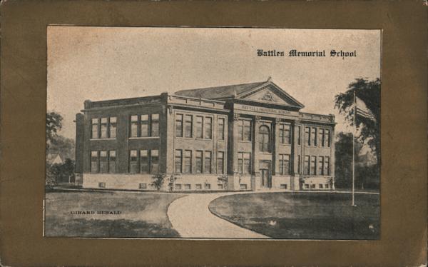 Battles Memorial School Girard Pennsylvania Girard Hearld