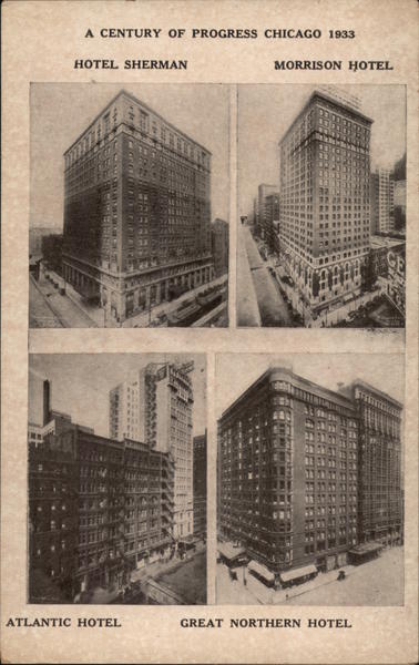 Hotels of Chicago, A Century of Progress 1933 Illinois