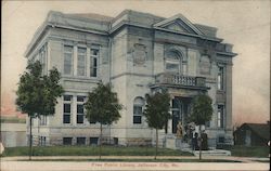 Free Public Library Jefferson City, MO Postcard Postcard Postcard