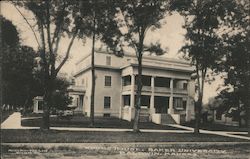 Woods House, Baker University Postcard