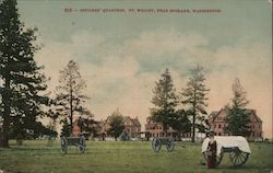 Officers' Quarters, Ft. Wright Postcard