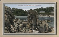 Pulpit Rock at Cape Casino Cape Cottage, ME Postcard Postcard Postcard
