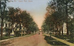 Upper Main Street Postcard