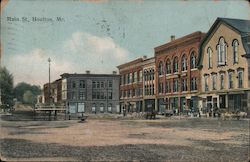 Main Street Houlton, ME Postcard Postcard Postcard