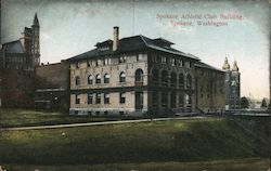 Spokane Athletic Club Building Postcard