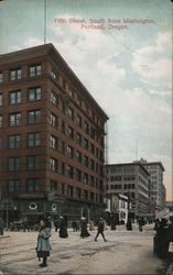 Fifth Street, South from Washington. Postcard