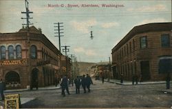 North G. Street Aberdeen, WA Postcard Postcard Postcard