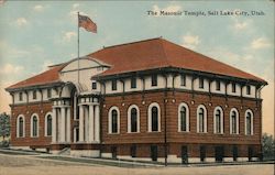 The Masonic Temple Postcard