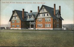 Lewis Hall, the Girls' Dormitory of the State Normal Postcard