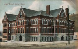 High School Butte, MT Postcard Postcard Postcard