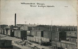 Milwaukee Shops Deer Lodge, MT Postcard Postcard Postcard