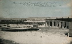 Milwaukee Roundhouse & Yards Postcard