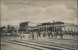 View from the Railway Station Postcard