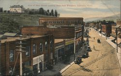 View of Main Street Looking West from Elevation Postcard