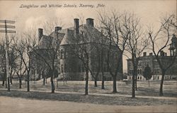 Longfellow and Whittier Schoold Postcard