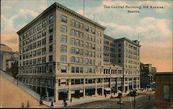 The Central Building, 3rd Avenue Seattle, WA Postcard Postcard Postcard