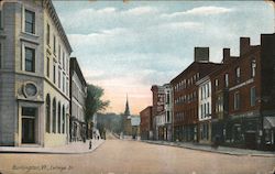 College Street Burlington, VT Postcard Postcard Postcard