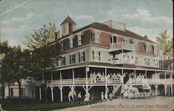 Ocean View House, Salem Willows Massachusetts Postcard Postcard Postcard