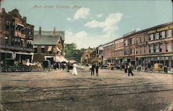 Main Street Taunton, MA Postcard Postcard Postcard