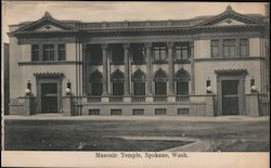 Masonic Temple Spokane, WA Postcard Postcard Postcard