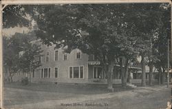 Maples Hotel Randolph, VT Postcard Postcard Postcard