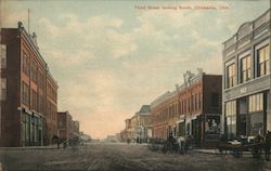 Third Street looking South Postcard