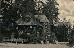 Lodge and Entrance, Pine Banks Park Postcard