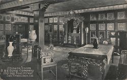 Chinese Room, S & G Gump Company Postcard