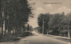 King Street Newcastle, NB Canada New Brunswick Postcard Postcard Postcard