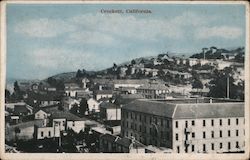 Aerial View Crockett, CA Postcard Postcard Postcard