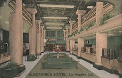 Alexandria Hotel Los Angeles, CA Postcard Postcard Postcard
