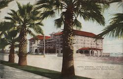 Hotel Virginia, Long Beach, Cal - Overlooking Mountains California Postcard Postcard Postcard