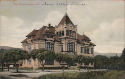 High School Lompoc, CA Postcard Postcard Postcard