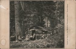Lunch on Trail to Big Meadows Elevation 6700 ft Forest Home Postcard