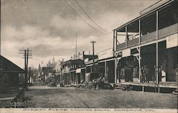 Street Scene Looking South Postcard