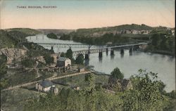 Three Bridges Radford, VA Postcard Postcard Postcard